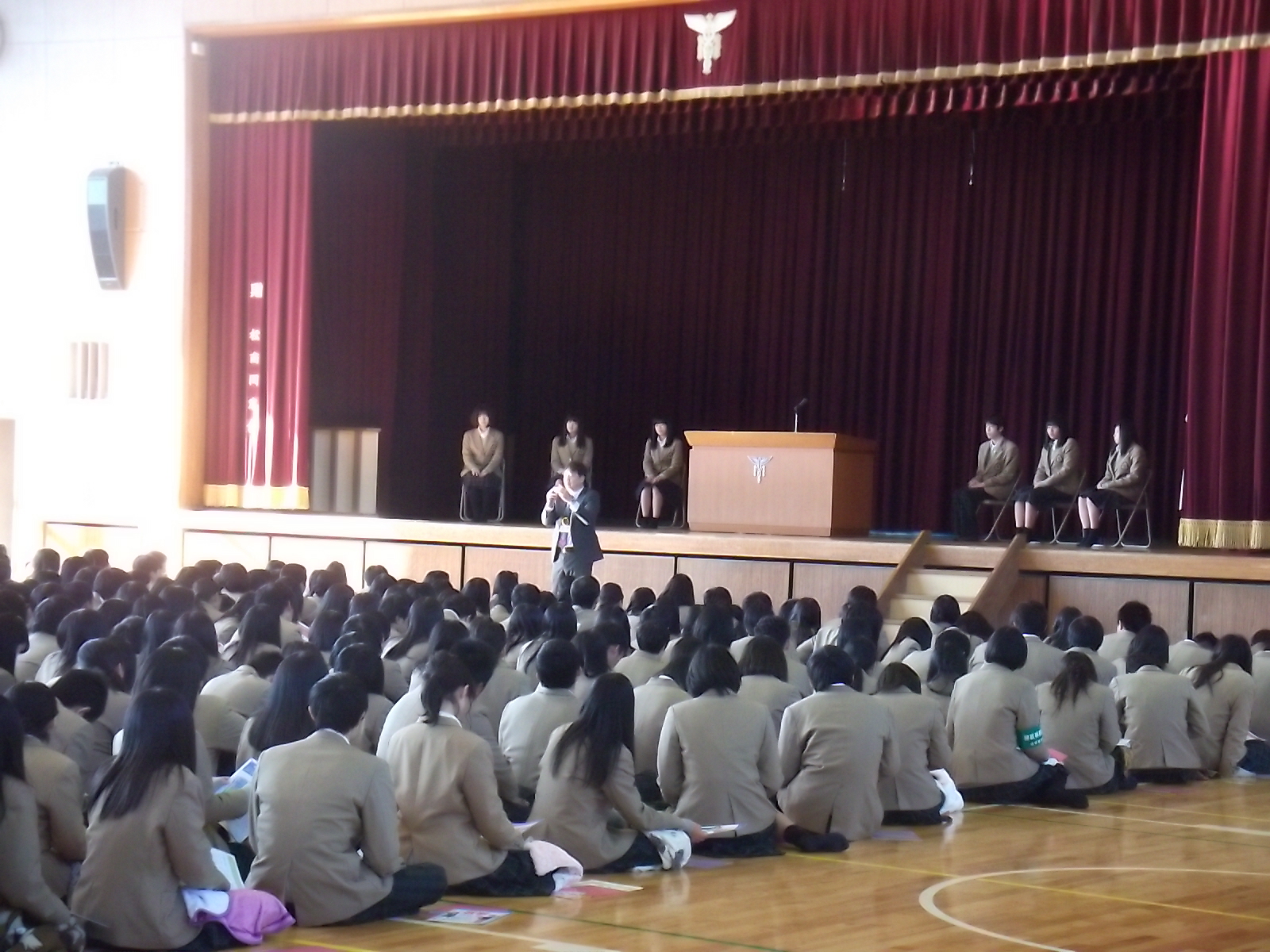 松阪商業高校の2018年前期生徒会役員選挙で啓発を実施しましたの画像1