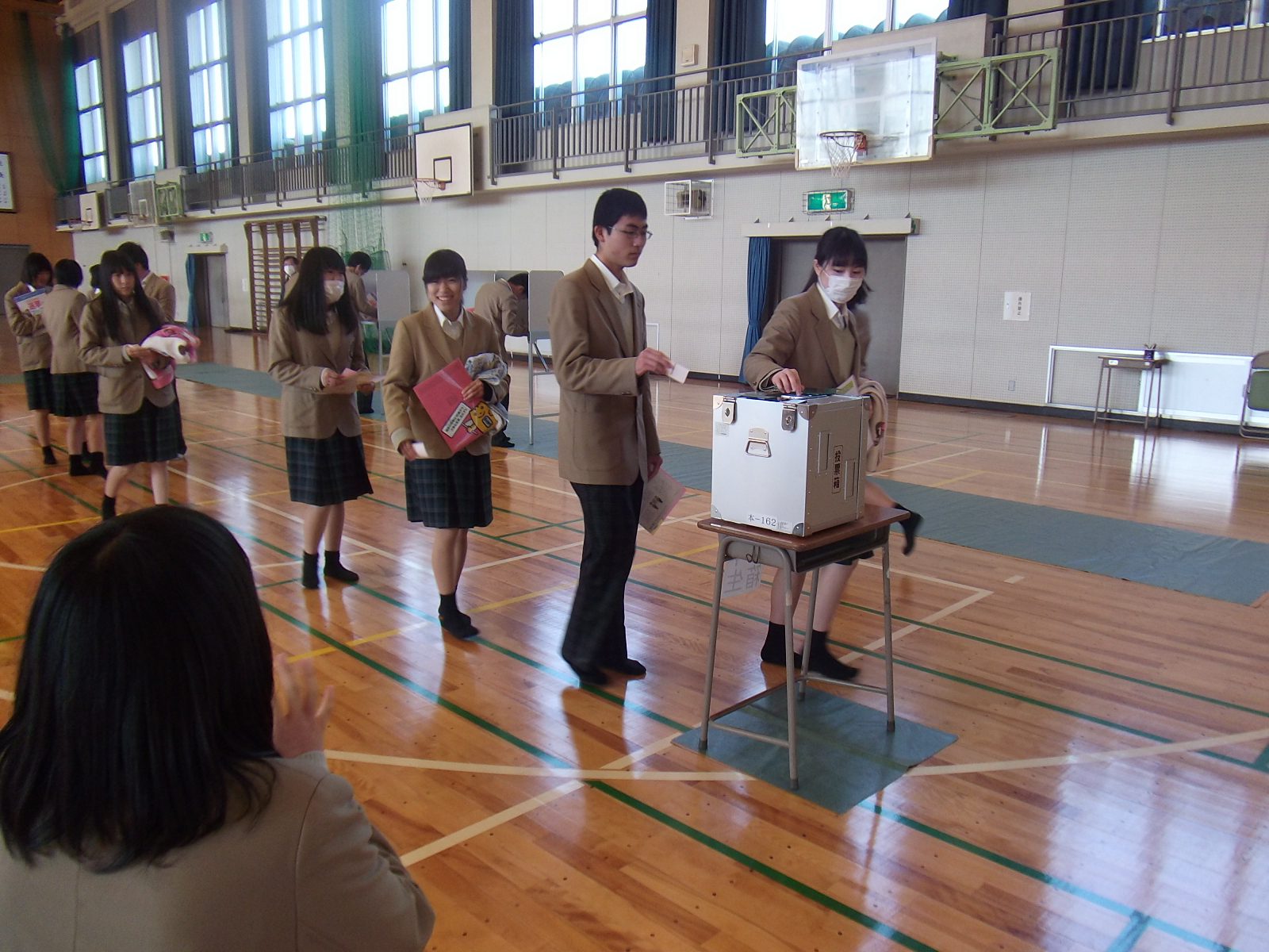 松阪商業高校の2018年前期生徒会役員選挙で啓発を実施しましたの画像4