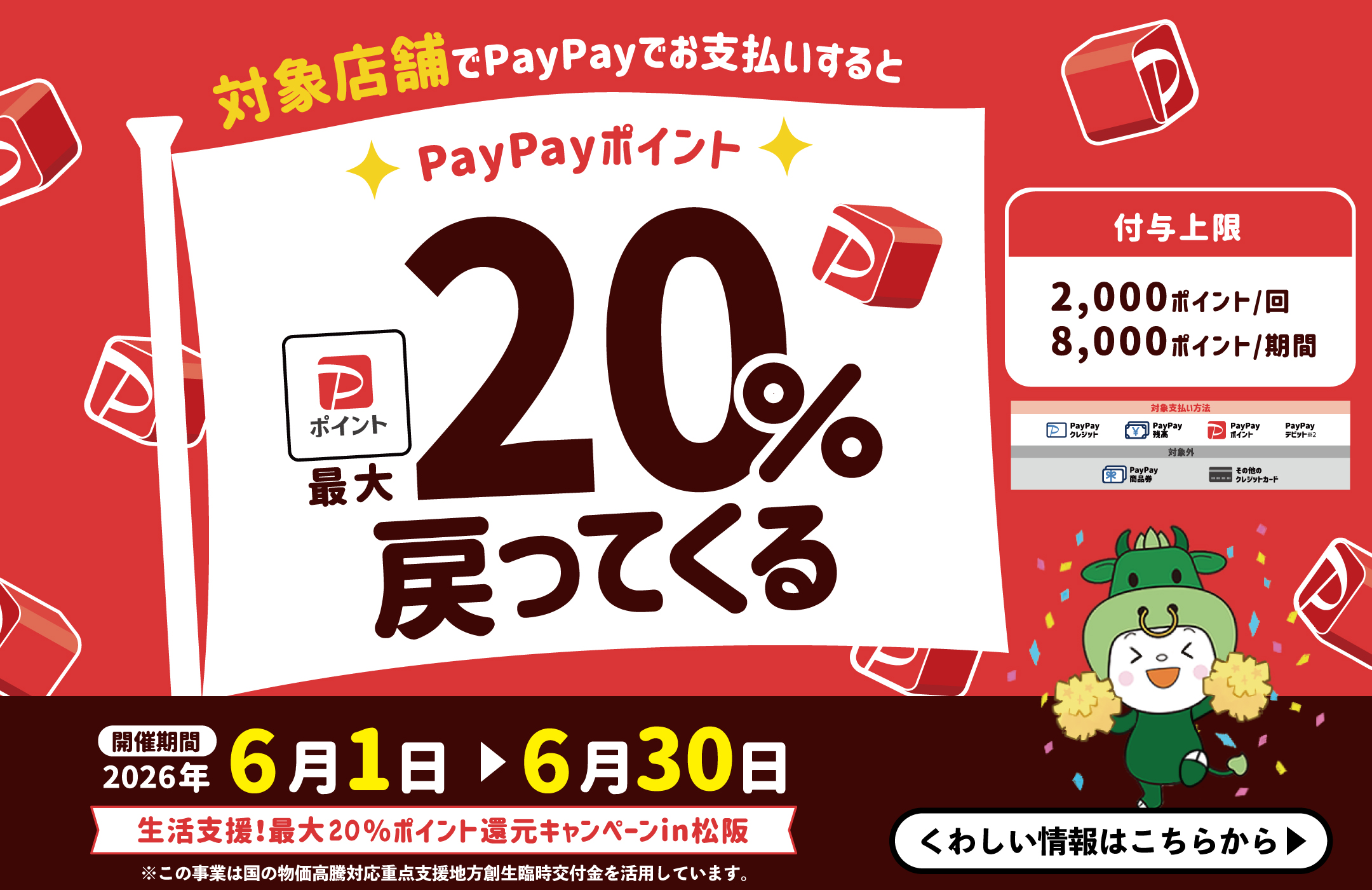 PayPayキャンペーン利用開始（R8）