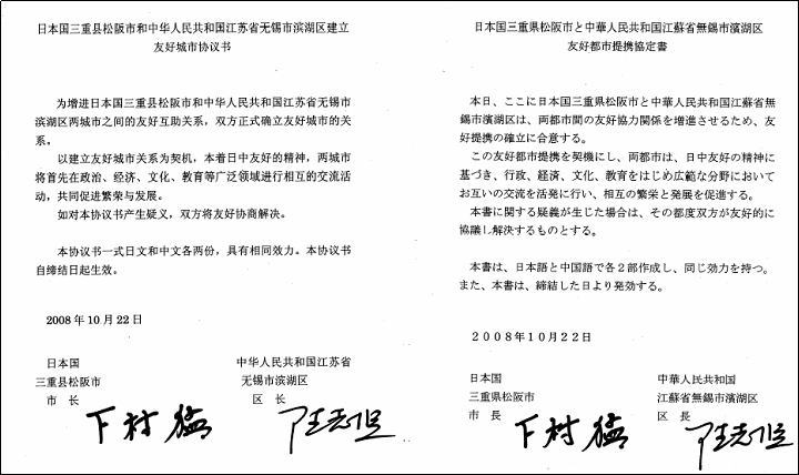 協定書