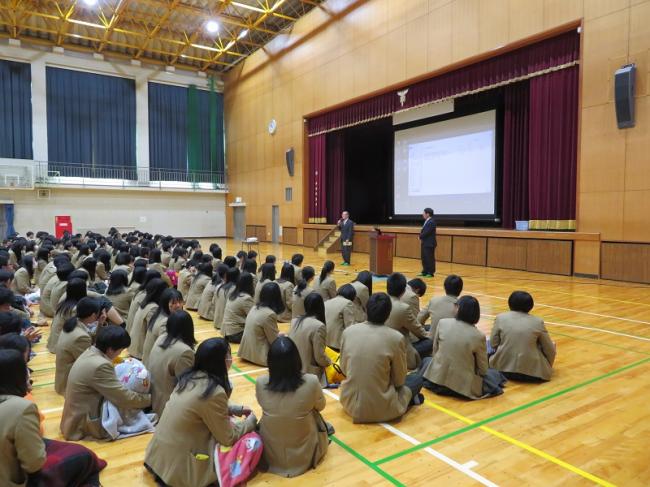 松阪商業高校で選挙啓発を実施しましたの画像1