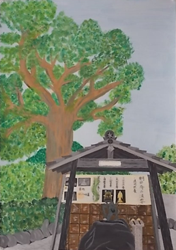 朝田寺の大木