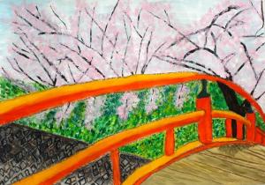 春のはなぞの橋の画像