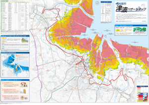 津波ハザードマップの画像