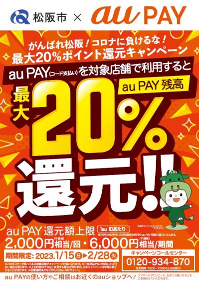 au PAYチラシ