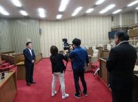 議会報告会PR動画撮影