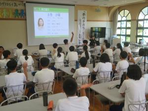 中学生対象の講演