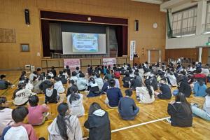 米ノ庄小学校の皆さん