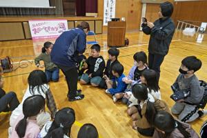 米ノ庄小学校の皆さん