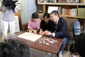 市制20周年記念木製パズル作製　写真