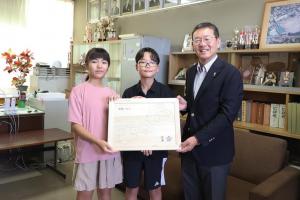 市制20周年記念　木製パズル作製　写真