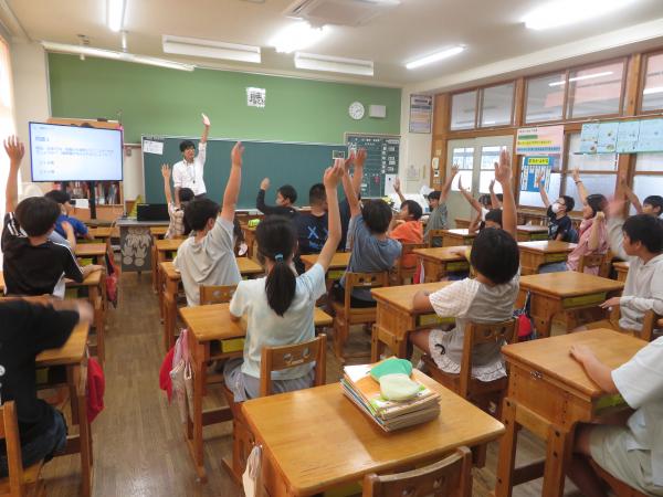 出前授業の様子の写真