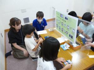 市制20周年記念事業 図書館ワークショップ 写真