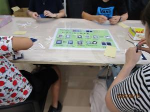 図書館ワークショップ 写真