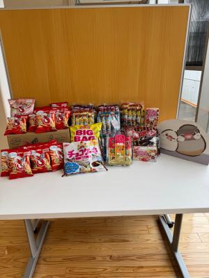 お菓子の寄附