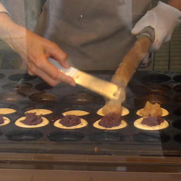 天輪焼焼き上げ