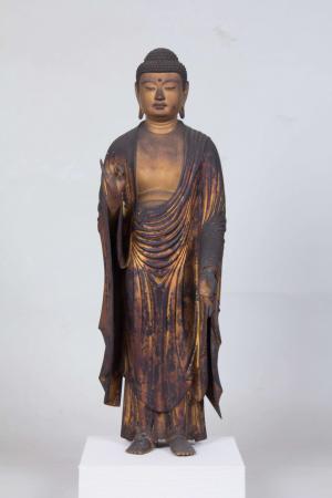 木造阿弥尿来立像 快慶作 安楽寺
