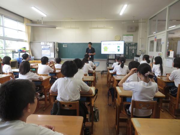 出前授業の様子の写真