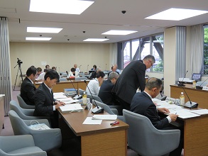 第1回松阪市議会議員定数のあり方調査会写真