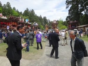 日野祭観覧会写真