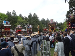 日野祭観覧会写真