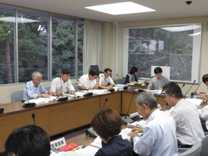 決算調査特別委員会建設水道分科会写真