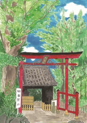 【努力賞】西橋凛桜さんの作品（愛宕山竜泉寺）