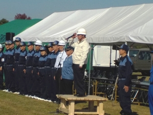 平成27年度松阪市防災訓練写真