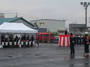 平成27年度松阪市消防団小型ポンプ操法大会写真