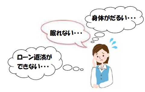 困っている人１