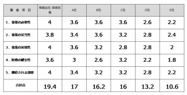 ハンズオン支援審査結果