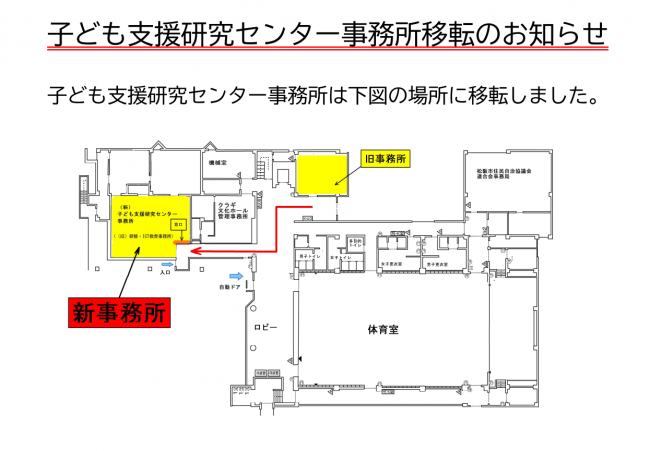 じむしょのいてんについて