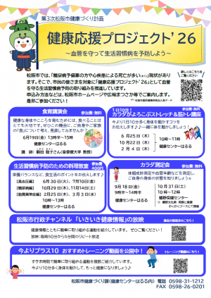 健康応援プロジェクトのポスター