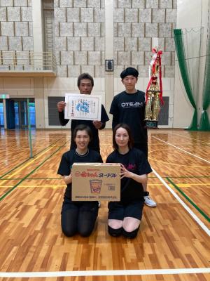 ソフトバレー　優勝　トリム40歳以上